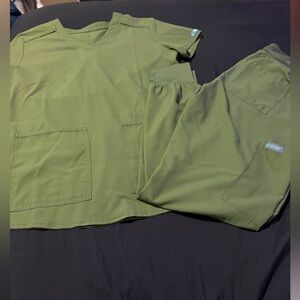 MedCouture Green Scrub Set